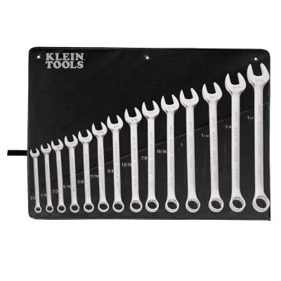 KLE68406 image(0) - Klein Tools Combination Wrench Set, 14-Piece