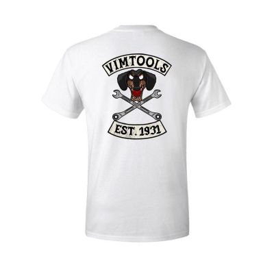 VIMTPW-XL image(0) - VIM Tools VIM TUFF PUPPY T SHIRT (WHITE) - XL