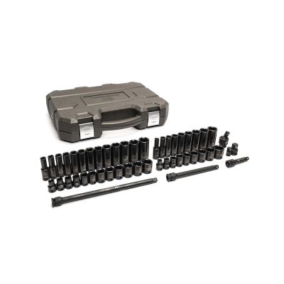 KDT86533 image(0) - GEARWRENCH 49 Piece 3/8 Inch Drive 6 Point Standard & Deep Impact SAE/Metric Socket Set