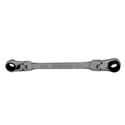 VIMDDF1315 image(0) - VIM Tools 13X15 mm Double Deep Spline Flex Head Ratcheting Wrench