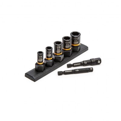 KDT83911 image(0) - GearWrench 7 Piece 1/4 Inch & 3/8 Inch Drive SAE Bolt Biter Impact Extraction Socket Set