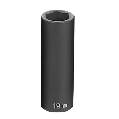 GRE2019MD image(0) - Grey Pneumatic 1/2" Drive x 19mm Deep Socket