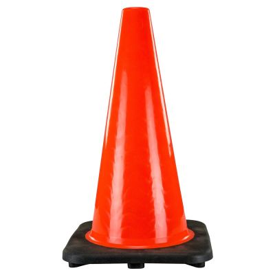 SAS7500-18 image(0) - SAS Safety 18" InVue Hi-Viz Safety Cone Orange with Reflective and Non-Reflective Collar