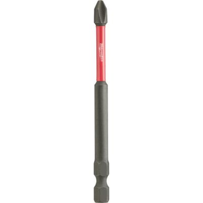 MLW48-32-4562 image(0) - Milwaukee Tool SHOCKWAVE 3-1/2&rdquo; Impact Phillips #2 Power Bit