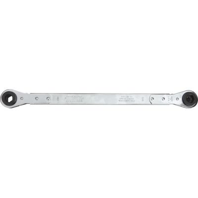 KAS8592 image(0) - Lang Tools (Kastar) 8592 - Ratcheting Serpentine Belt Wrench 15mm 6-pt. x 3/8" male square x 13mm x 14mm 6-pt.