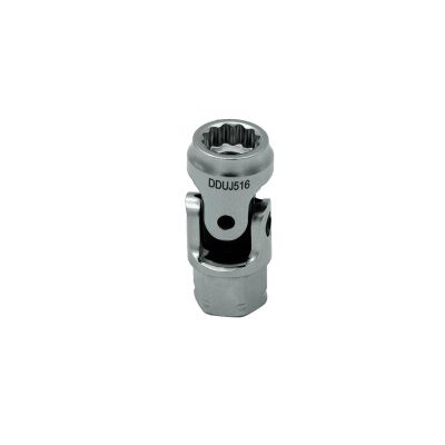 VIMDDSUJ4516 image(0) - VIM Tools 5/16 Inch 12 Point Dual Drive Stubby UJ SAE Socket - 1/4 Inch X 11 mm Drive