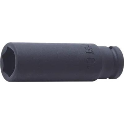 KKN12300M-14 image(0) - Ko-ken USA 12300M-14 1/4 Square Drive Socket 14 mm 6 Point Length 48 mm