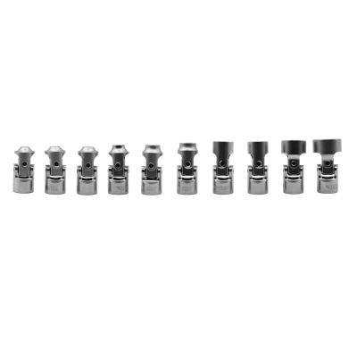 VIMVUMS400 image(0) - VIM Tools Stubby Universal Joint Metric Socket Set