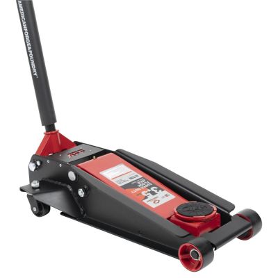 INT352SD image(0) - American Forge & Foundry Service Jack - 3.5 Ton Capacity - Lightning Lift - Short Chassis - 2 pc Handle - 4" Min H to 20.5" Max H - SUPER DUTY