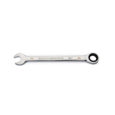 KDT86924 image(0) - GEARWRENCH 24mm 90-Tooth 12 Point Ratcheting Combination Wrench