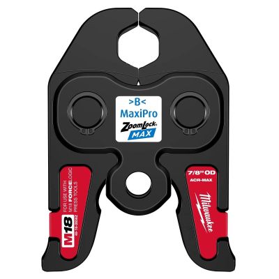 MLW49-16-2656Z image(0) - Milwaukee Tool 7/8 Inch ZoomLock&reg; MAX Press Jaw for M18 FORCE LOGIC Press Tools