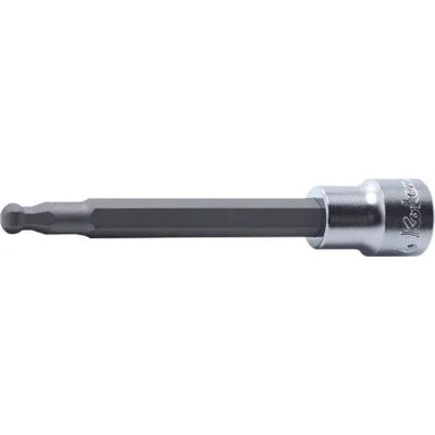 KKN3011M-160-3 image(0) - Ko-ken USA 3011M.160-3 3/8 Square Drive Bit Socket 3 mm BallPoint Hex Length 160 mm