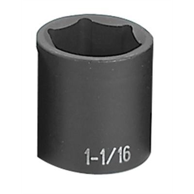 GRE2034R image(0) - Grey Pneumatic 1/2" Drive x 1-1/16" Standard Socket