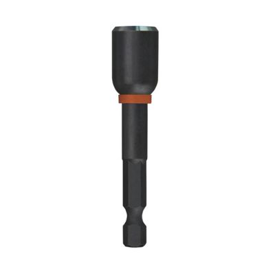 MLW49-66-4732 image(0) - Milwaukee Tool SHOCKWAVE Impact Duty 1/4&rdquo; x 2-9/16&rdquo; Magnetic Nut Driver BULK 10