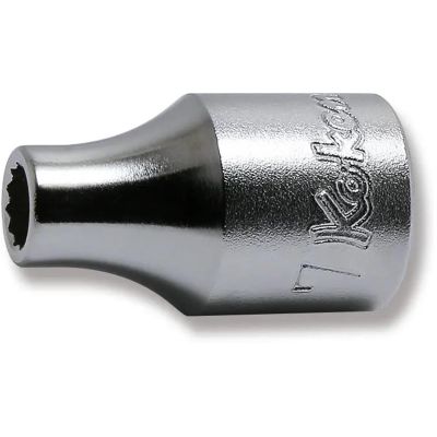 KKN4405M-7 image(0) - Ko-ken USA 4405M-7 1/2 Square Drive Socket 7 mm 12 Point Length 36 mm