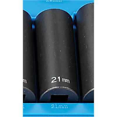 GRE2121MD image(0) - Grey Pneumatic 1/2" Drive x 21mm Deep - 12 Point Socket