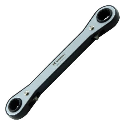 KTI45208 image(0) - K Tool International Wrench 5/16 Inch (12 Point) x 1/4 Inch (6 Point) Ratcheting
