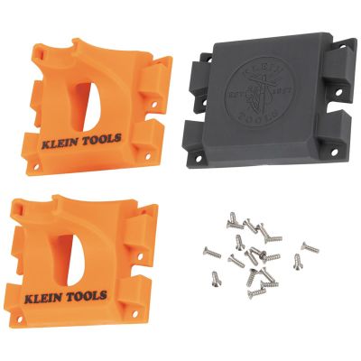 KLEBCRP03 image(0) - Klein Tools Cartridges with Blank Insert Cartridge, S-Hook, Rail System, 2-Pack