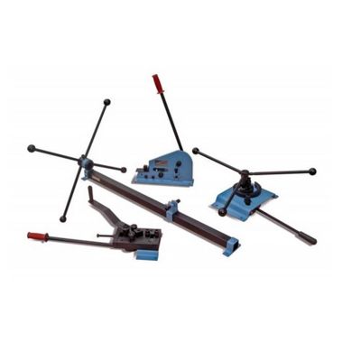 BLI1005662 image(0) - Baileigh MPB-40 - 4-Piece Set of Metal Forming Tools, Includes Scroll Bender, Right Angle Bender, Bar Twister, Shear