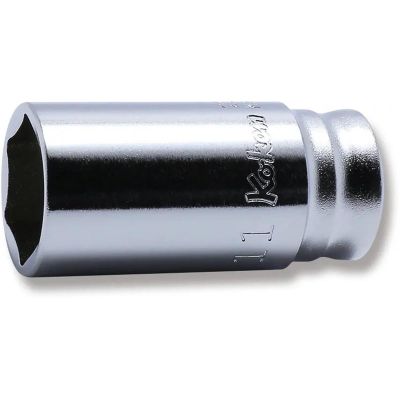 KKN2300XZ-11 image(0) - Ko-ken USA 2300XZ-11 1/4 Square Drive Socket 11 mm 6 Point Length 30 mm Z-series