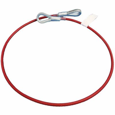 SRWV8208002 image(0) - PeakWorks Cable Anchor Sling, 1/4" PVC Coated Galv. Cable - 2 Eye Hooks - 2 FT