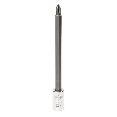 MAY16409 image(0) - Mayhew Mayhew No. 1 Phillips&reg; Medium Insert Socket Bit, 1/4-Inch Drive