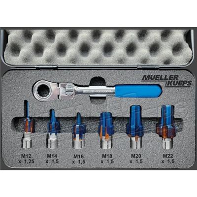 MLK506027 image(0) - Mueller-Kueps Sensor Tap Kit M12x1,25, M14x1,5, M16x1,5,