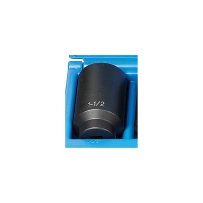 GRE2148D image(0) - Grey Pneumatic 1/2" Drive x 1-1/2" Deep - 12 Point Socket