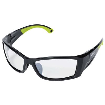 SRWS72402 image(0) - Sellstrom Safety Glasses - XP460 Series - Indoor/Outdoor Lens -Black/Green Frame - Uncoated