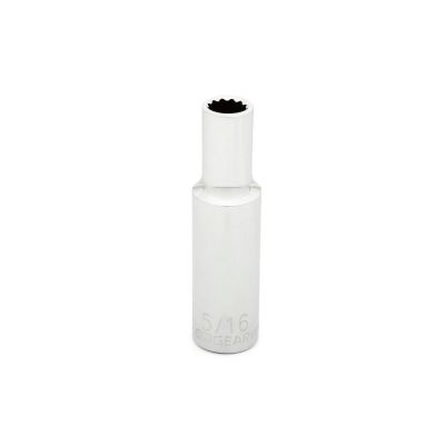 KDT80510D image(0) - GearWrench 3/8 Inch Drive 12 Point Deep SAE Socket 5/16 Inch