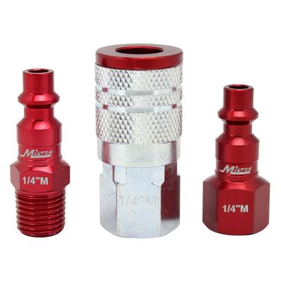 MILS-303MKIT image(0) - Milton Industries Kit, 3pc ColorFit M Style 1/4-inch