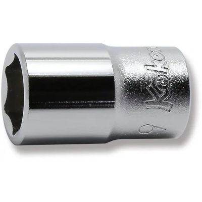 KKN2400M-9 image(0) - Ko-ken USA 2400M-9 1/4 Sq. Dr. Socket 9mm 6 point Length 22mm