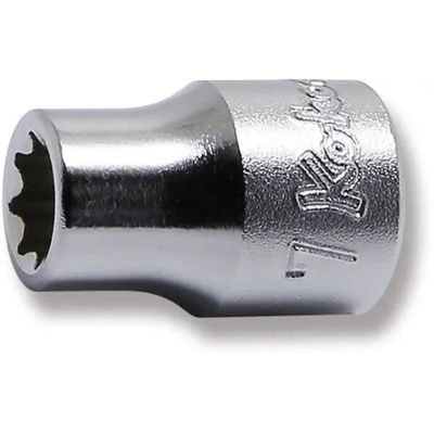 KKN3415M-7 image(0) - Ko-ken USA 3415M-7 3/8 Square Drive Socket 7 mm Double Square Length 26 mm