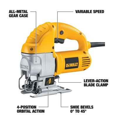 DWTDW317 image(0) - DEWALT 5.5 Amp Variable Speed Jig Saw