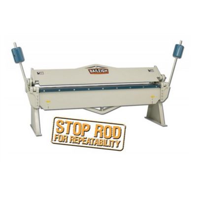 BLI1004652 image(0) - Baileigh HB-9612 - Heavy Duty Manually Operated Hand (Straight) Brake, 8' Length, 12 Gauge Mild Steel Capacity