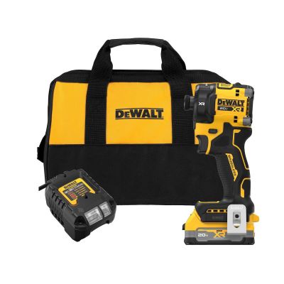 DWTDCF870E1 image(0) - DeWalt 20V MAX* XR Brushless Cordless 1/4-in. Quiet Hydraulic Impact Driver Kit