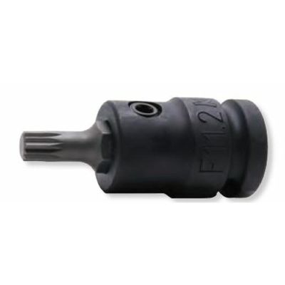 KKN14134X-98-M6 image(0) - Ko-ken USA 14134X.98-M6 1/2 Sq. Dr. Bit Socket XZN M6 Triple Square Length 98mm