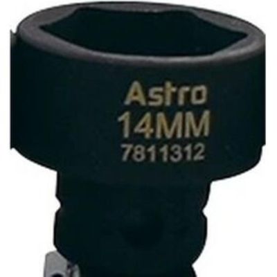 AST7811312 image(0) - Astro Pneumatic 1/4 Drive 14MM Nano Socket