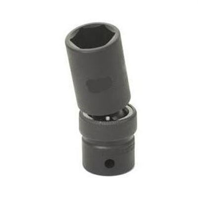 GRE2019UMD image(0) - Grey Pneumatic 1/2" Drive x 19mm Deep Universal Socket 6 Point - Black