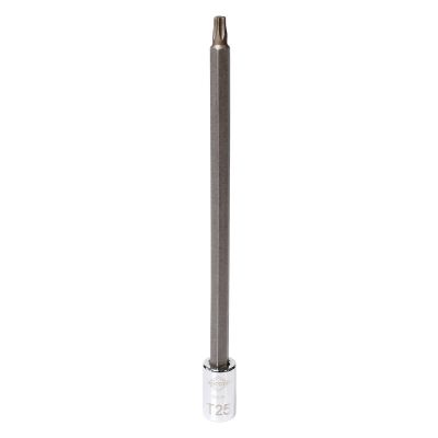 MAY16616 image(0) - Mayhew Mayhew T25 Torx&reg; Long Insert Socket Bit, 1/4-Inch Drive