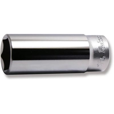 KKN2300A-9-16 image(0) - Ko-ken USA 2300A-9/16 1/4 Square Drive Socket 9/16 6 Point Length 50 mm