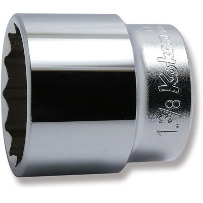 KKN4405A-1-3-8 image(0) - Ko-ken USA 4405A-1.3/8 1/2 Square Drive Socket 1.3/8 12 Point Length 47 mm