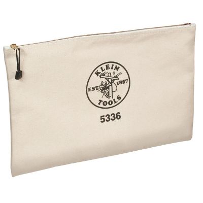 KLE5336 image(0) - Klein Tools Zipper Bag, Contractor's Portfolio, Canvas