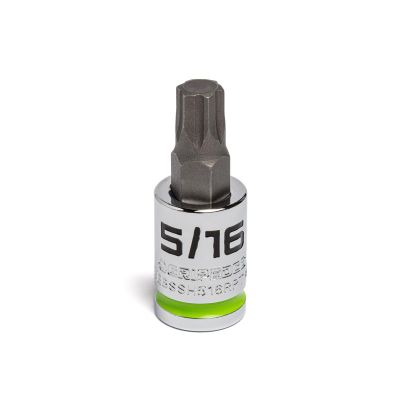 GETGEBSSH516RPT image(0) - Grip Edge Tools 5/16" 3/8" Dr Short RPT Hex Bit Socket