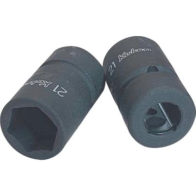 KKNNV14400-19 image(0) - Ko-ken USA NV14400-19 1/2 Square Drive Socket 19 mm 6 Point 54 mm Sleeve Drive