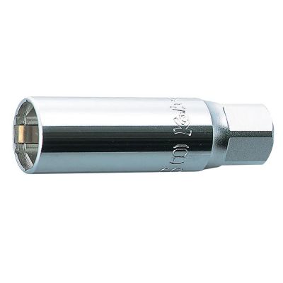KKN3300C-18 image(0) - Ko-ken USA 3300C-18 3/8 Square Drive 6-Point Clip Type Spark Plug Socket 18 mm