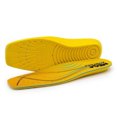 MCFMCSQ-L image(0) - MEGA Comfort Insole - ERGO Anti-Fatigue Square Toe  - Unisex - Size: Large (Men's 10-11, Women's 12-13)