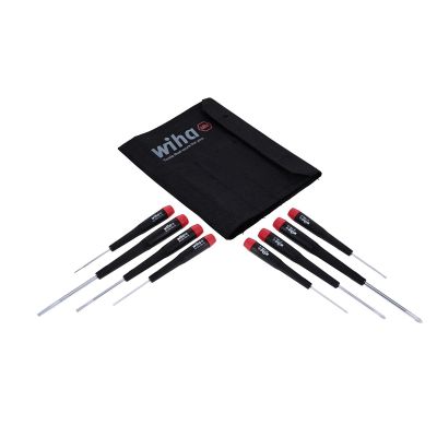 WIH26199 image(0) - WIHA Tools 8 Piece Precision Slotted and Phillips Screwdriver Set