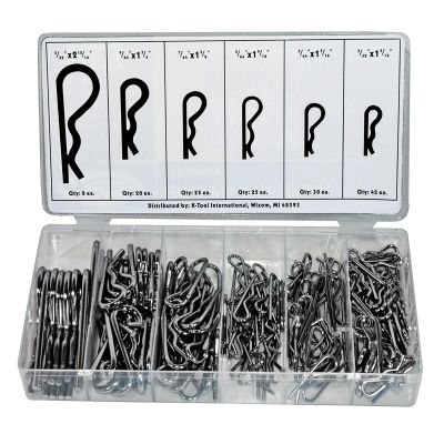 KTI00071 image(0) - K Tool International Hitch Pin Assortment - 150 Pieces
