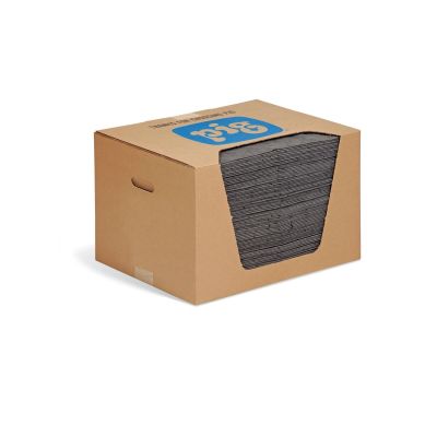 NPGMAT240 image(0) - New Pig Heavyweight Absorbent Mat Pads in Dispenser Box - 15 x 20  Inch - 100 Pads